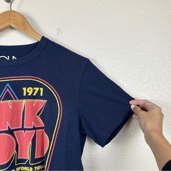 Chaser Pink Floyd Blue Graphic Cotton Short Sleeve Top Size Small Women - Picture 4 of 12